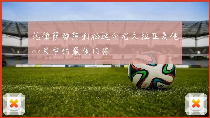 范德萨称阿利松适合尤文拉亚是他心目中的最佳门将